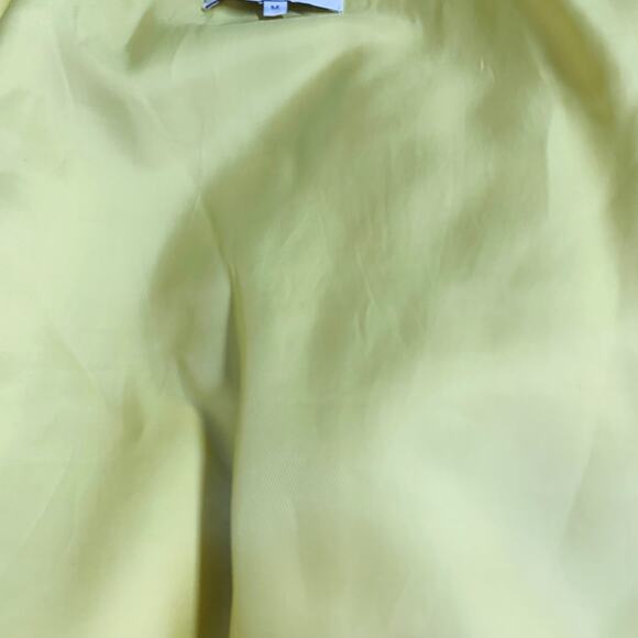 TIBI Size M Yellow Acrylic Textured Faux Fur Zip Up Oversized Bomber Jacket - Picture 7 of 9